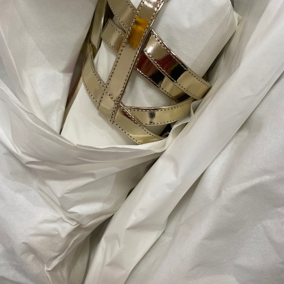 Rare Christian Louboutin Yazefine Platform Metallic Embellished Sandals. Sz37.5 - Picture 10 of 16